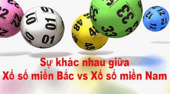 Sự khác biệt giữa xổ số miền Bắc và miền Nam